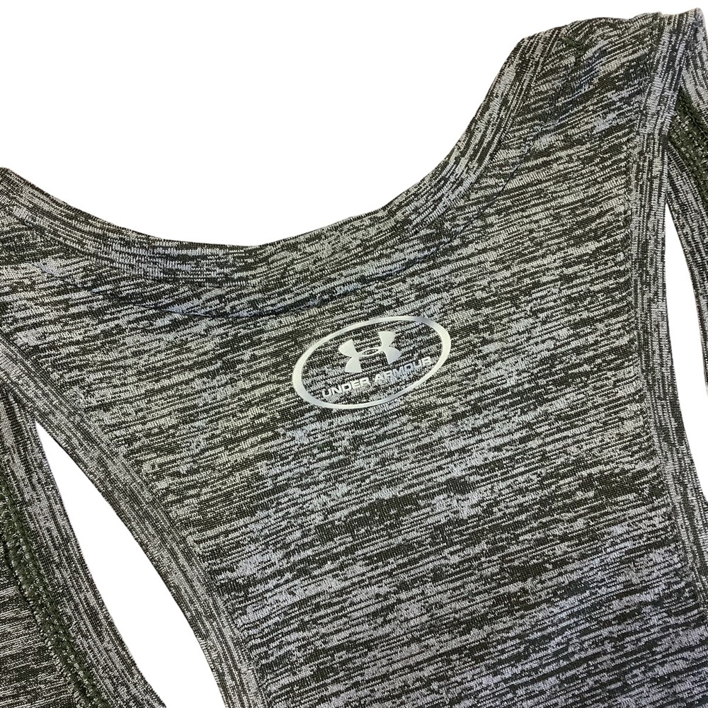 Grey Racerback Under Armor Tank Top size tag missing - Picture 10 of 10